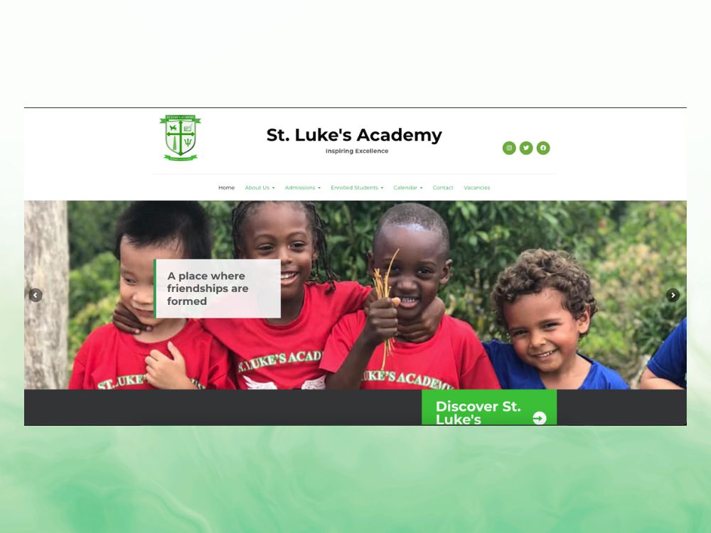 St. Luke’s Academy Web Design