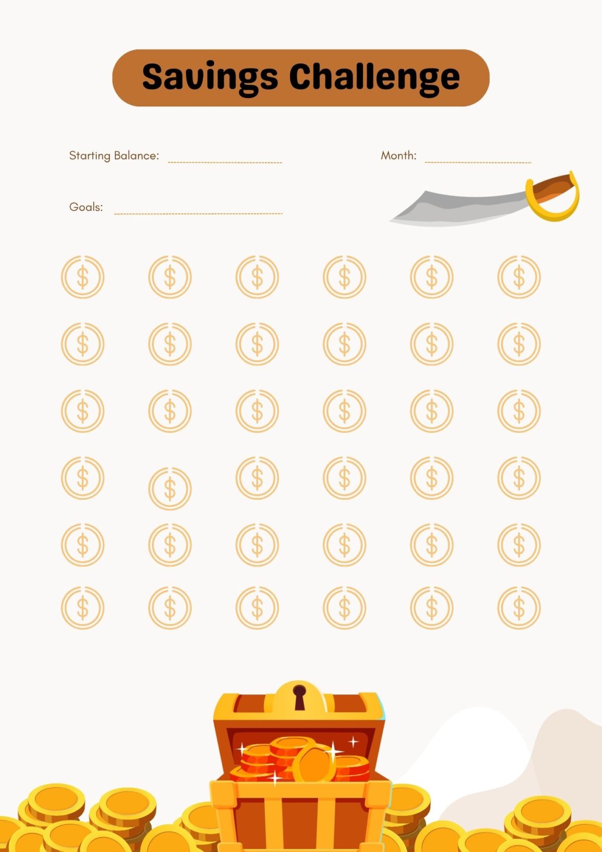 Pirate Savings Challenge - Image 2